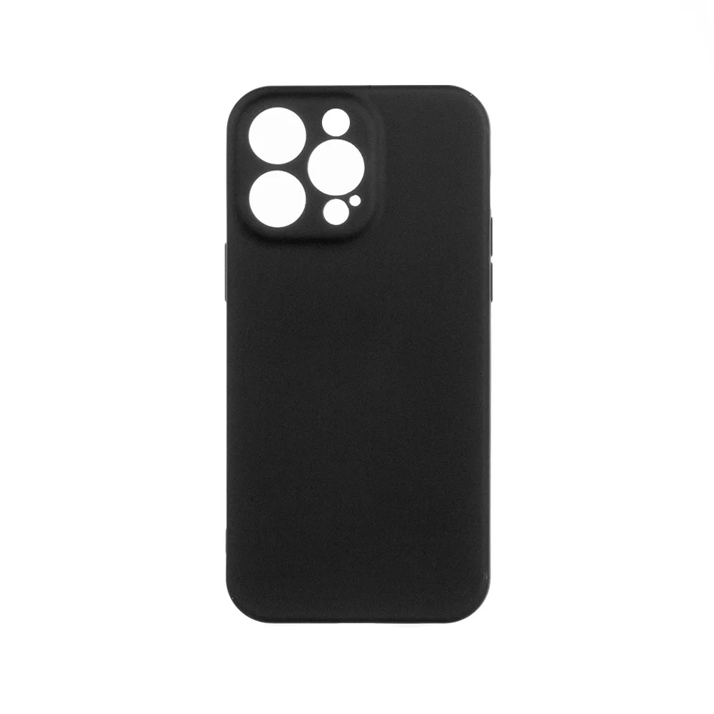 Case Colorway Liquid Silicone For smartphones Apple iPhone 14 Pro Max black (CW-CLSAI14PM-BK)
