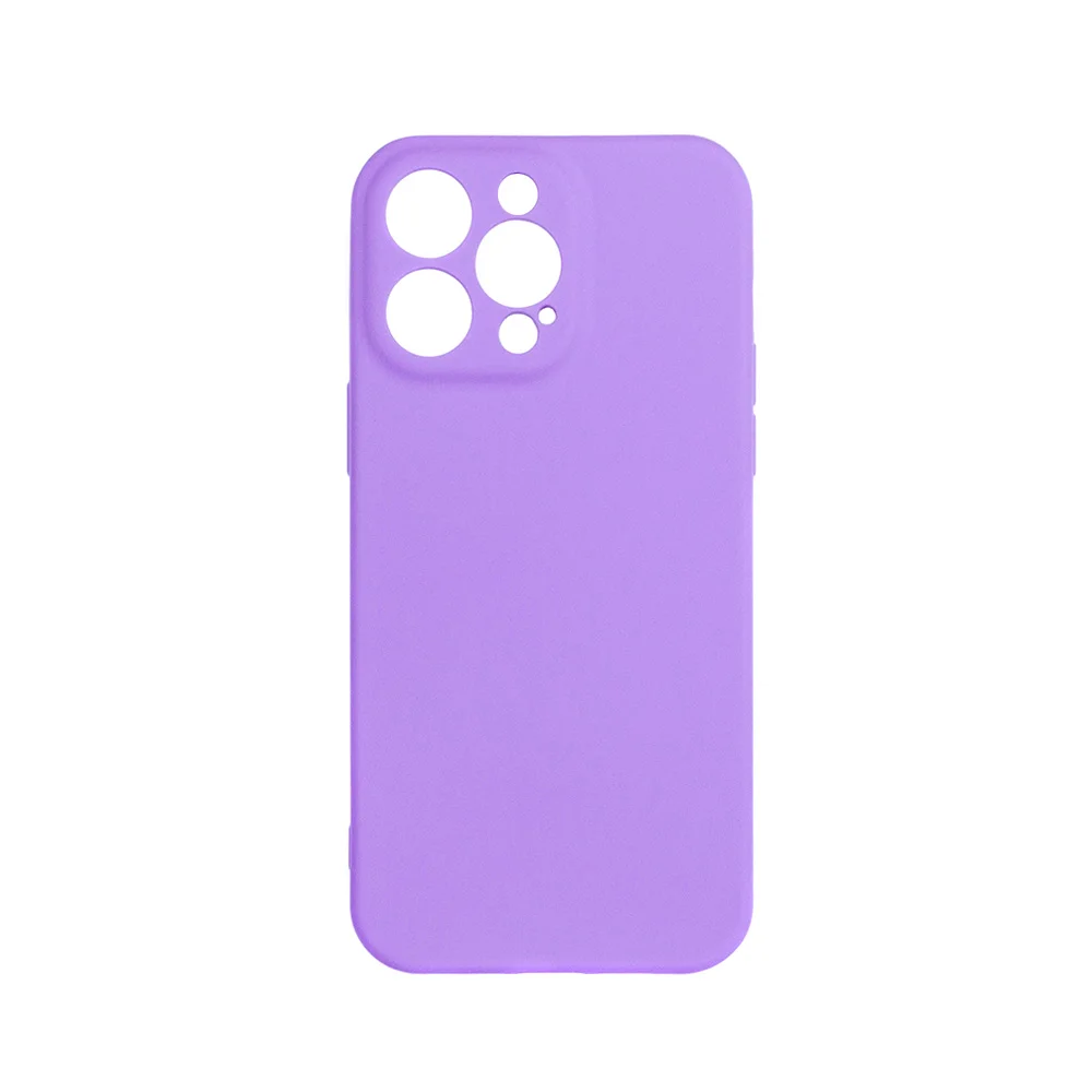 Case Colorway Liquid Silicone For smartphones Apple iPhone 14 Pro Max purple (CW-CLSAI14PM-PL)