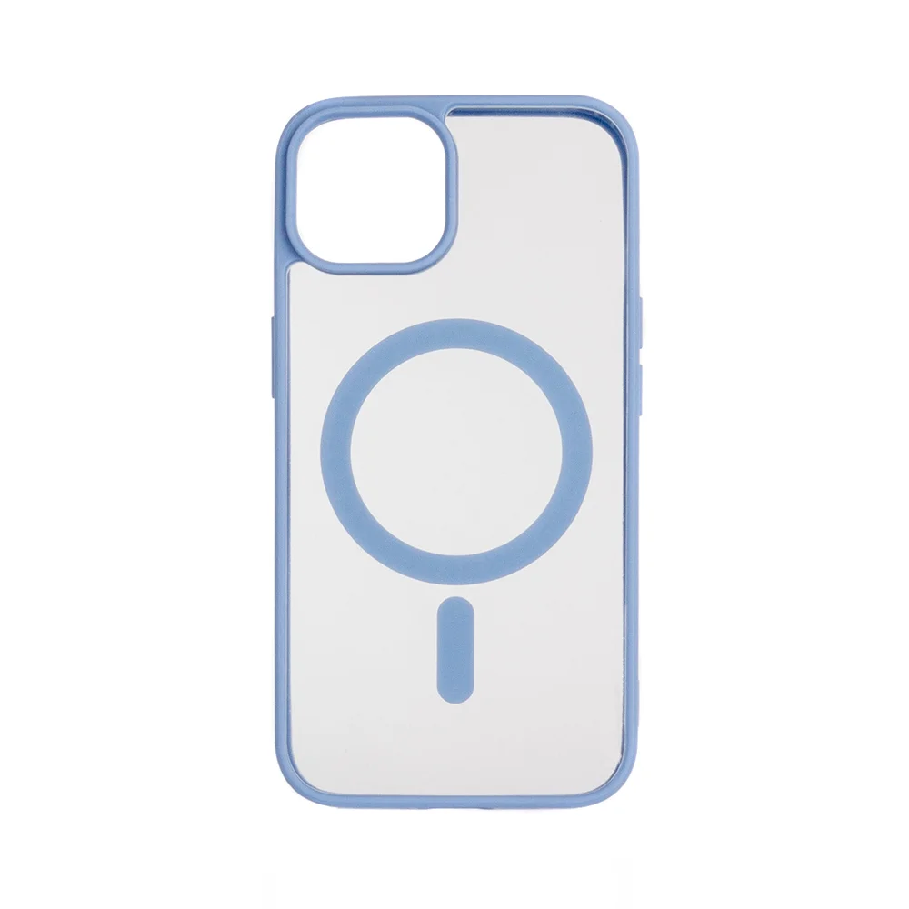 ColorWay Smart Matte Case For smartphones Apple iPhone 14 MagSafe light blue (CW-CSMMSAI14-LB)