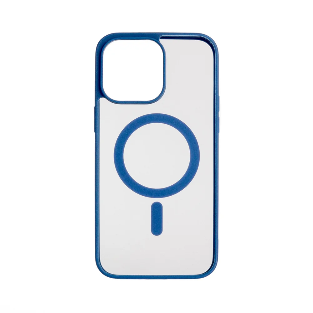 ColorWay Smart Matte Case For smartphones Apple iPhone 14 Pro Max MagSafe blue (CW-CSMMSAI14PM-BU)