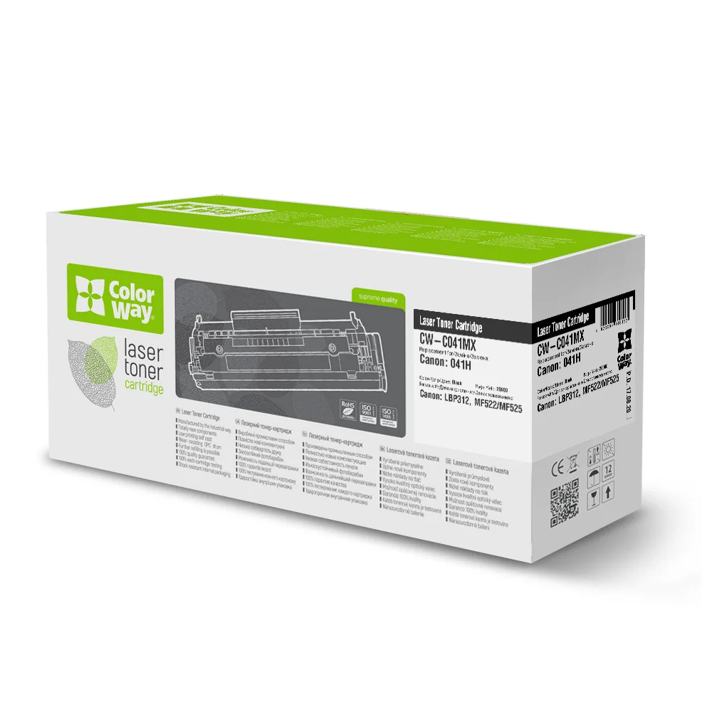 Картридж лазерний ColorWay для Canon: 041H (CW-C041MX)