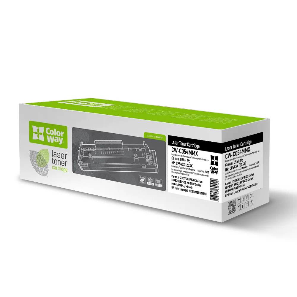 Toner cartridge ColorWay for Canon: 054H M (CW-C054MMX)