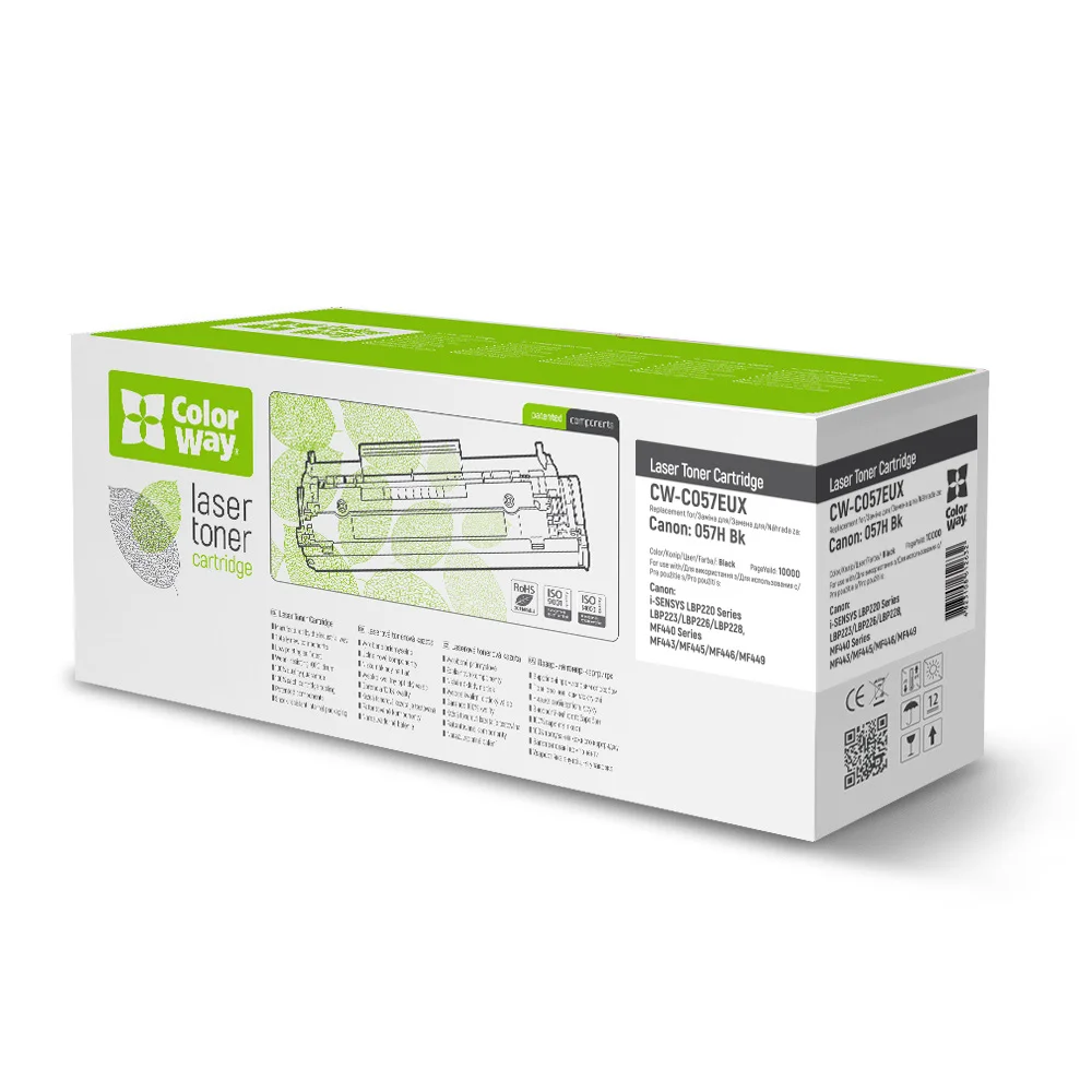 Toner cartridge ColorWay for Canon: 057H Bk (CW-C057EUX)