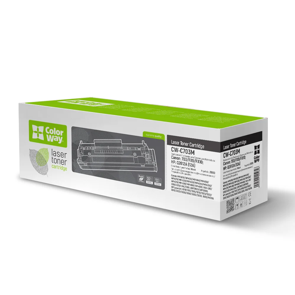 Toner cartridge ColorWay for Canon: 703/FX9/FX10 (CW-C703M)