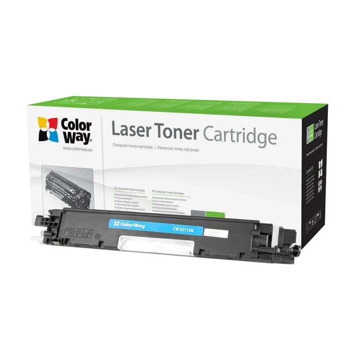 Toner cartridge ColorWay for Canon: 729C; HP: CE311A (CW-C729CM)
