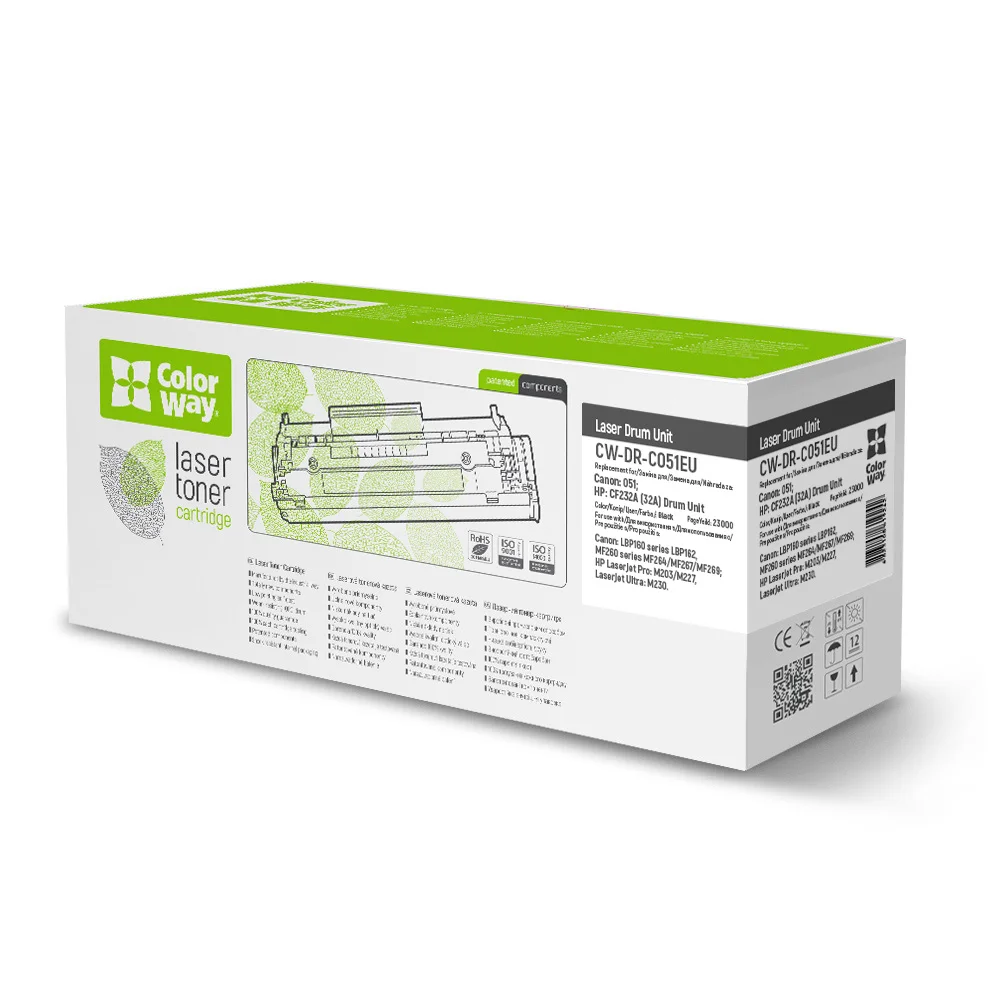 Drum Toner cartridge ColorWay for HP: 51; HP: CF232A (32A) (CW-DR-C051EU)