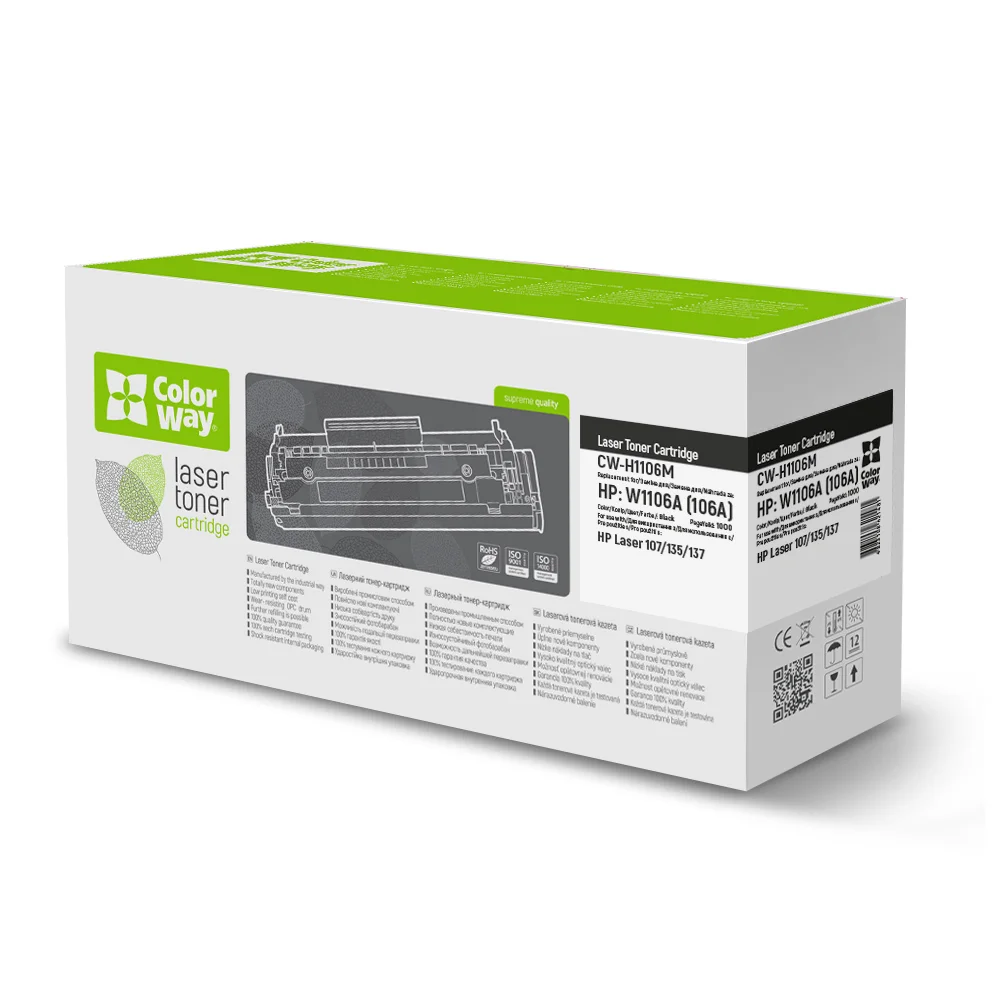 Картридж лазерний ColorWay для HP: W1106A (106A) (CW-H1106M)