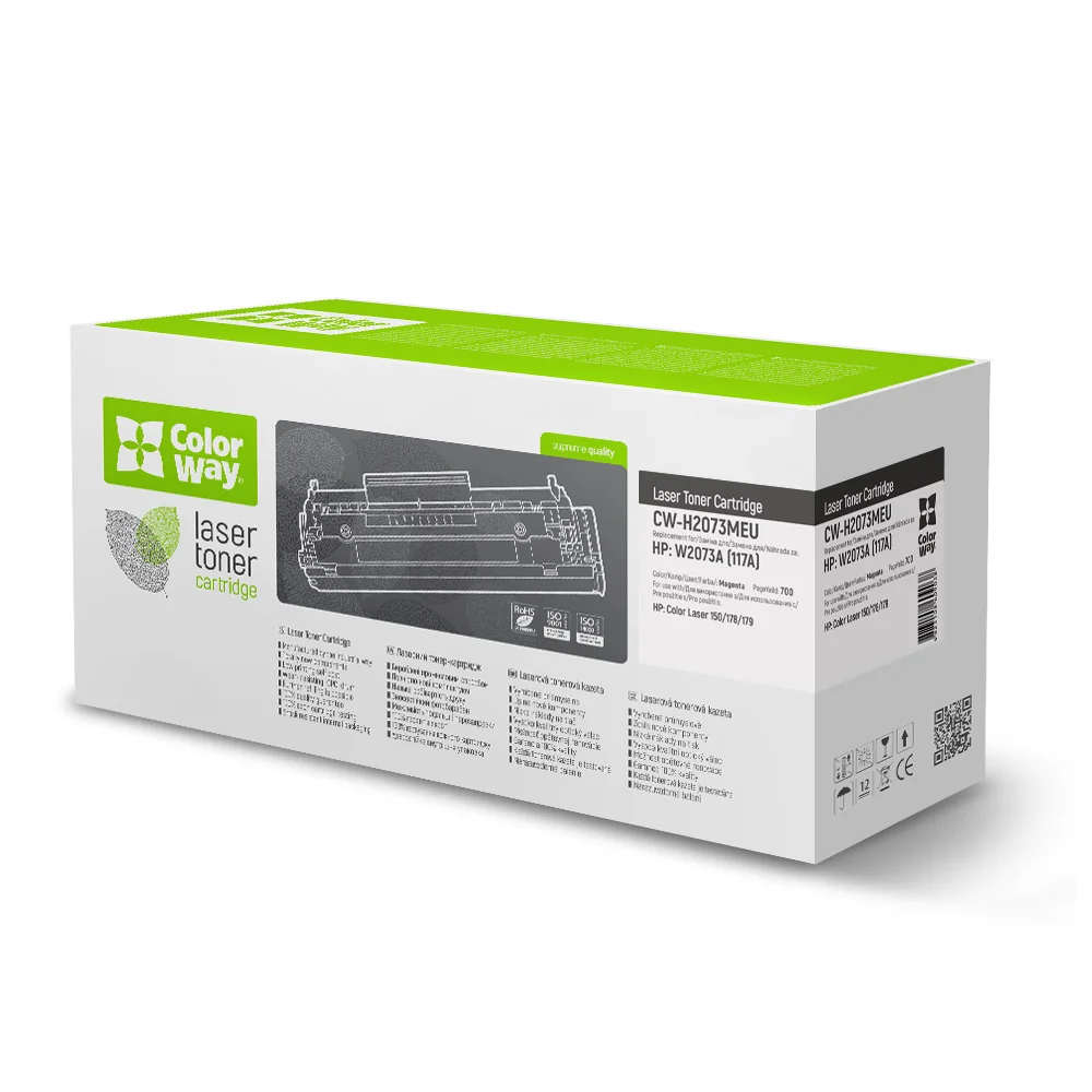 Toner cartridge ColorWay for HP: W2073A (117A) (CW-H2073MEU)