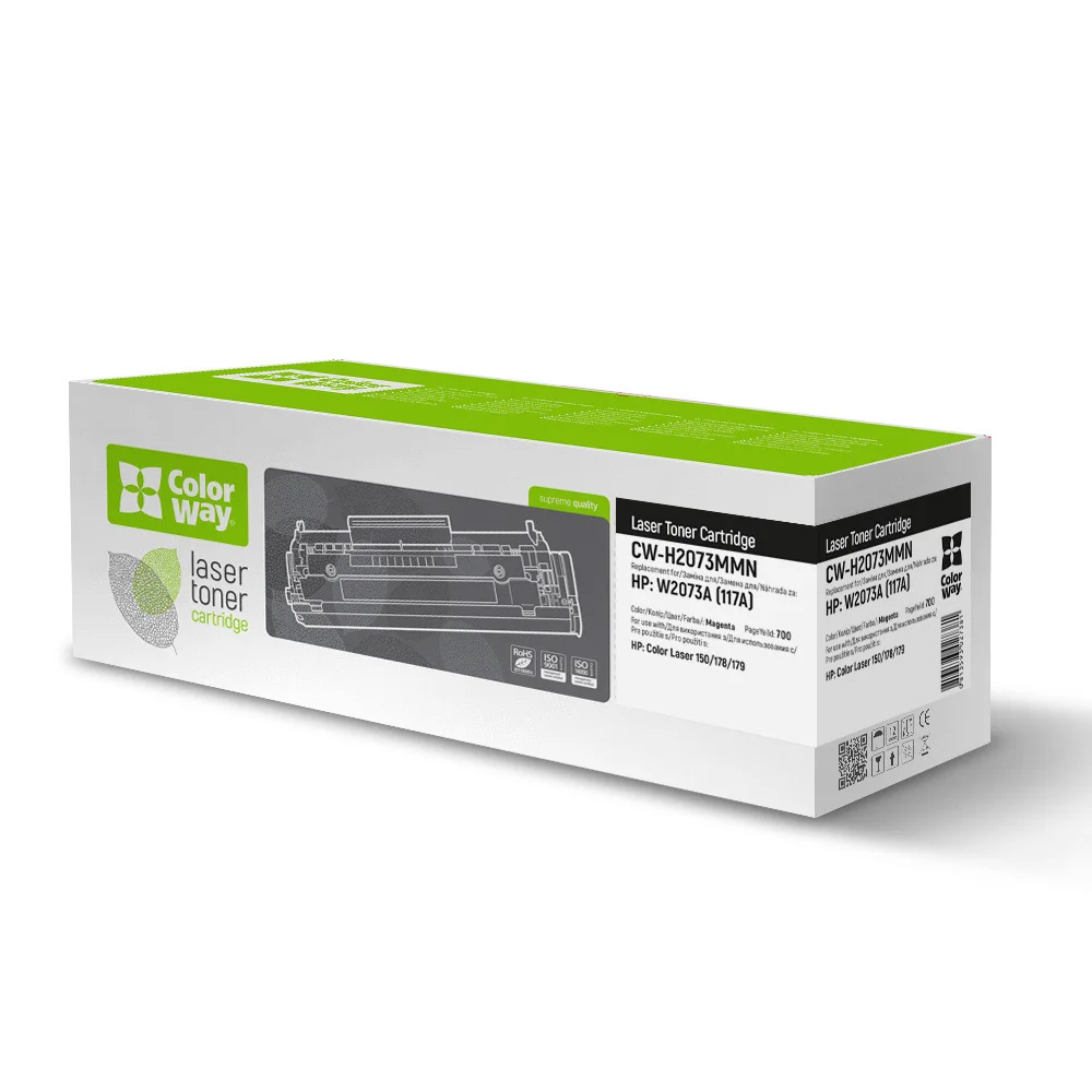 Картридж лазерный ColorWay для HP: W2073A (117A) (without chip) (CW-H2073MMN)