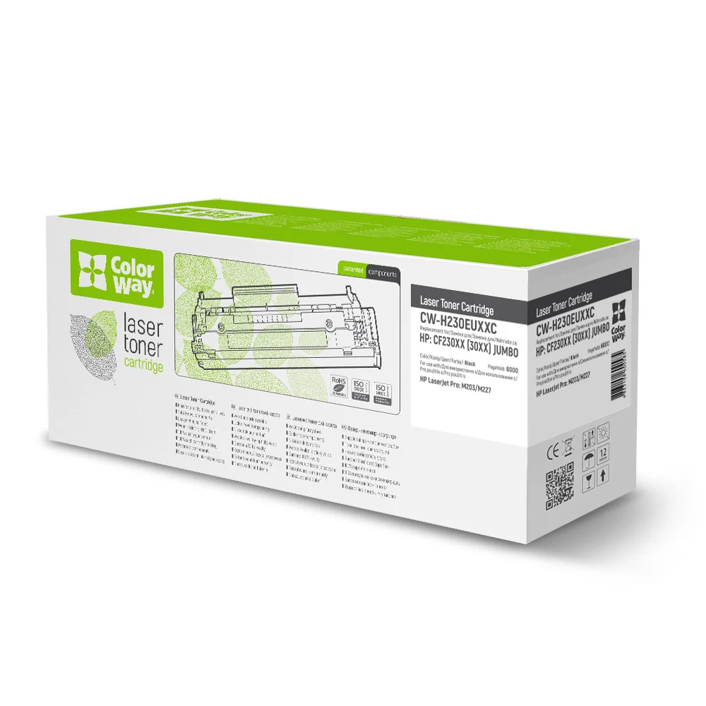 Toner cartridge ColorWay for HP: CF230XX (30XX) JUMBO (CW-H230EUXXC)