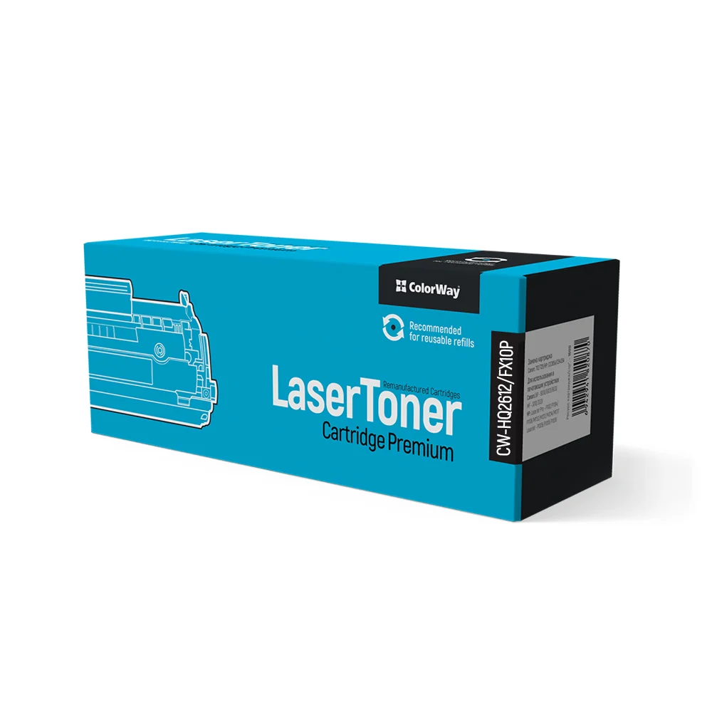 Toner cartridge ColorWay for HP: Q2612А PREMIUM (CW-H2612/FX10P)