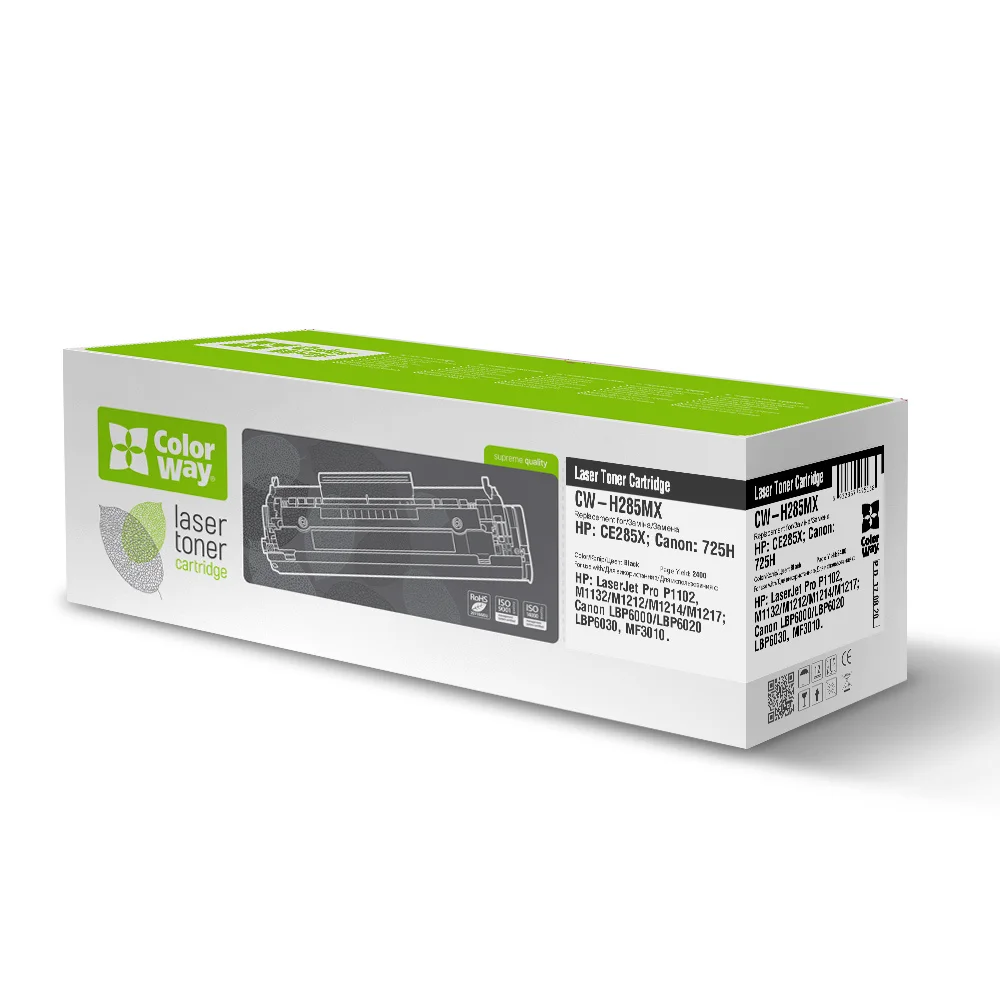 Toner cartridge ColorWay for HP: CE285X; Canon: 725H (CW-H285MX)