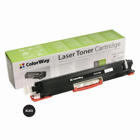 Toner cartridge ColorWay for HP: CE310A; Canon: 729Bk (CW-H310BKEU)