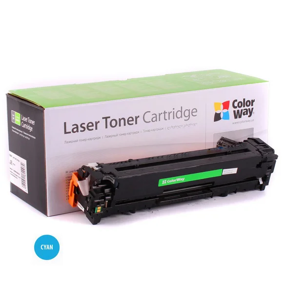 Toner cartridge ColorWay for HP: CB541A; Canon: 716C (CW-H541CEU)