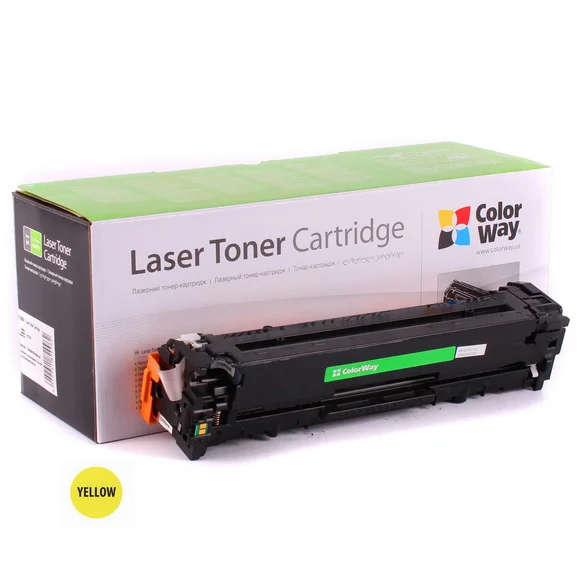 Toner cartridge ColorWay for HP: CB542A; Canon: 716Y (CW-H542YEU)