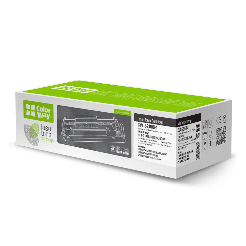 Toner cartridge ColorWay for Samsung: MLT-D101S (CW-S2160M)