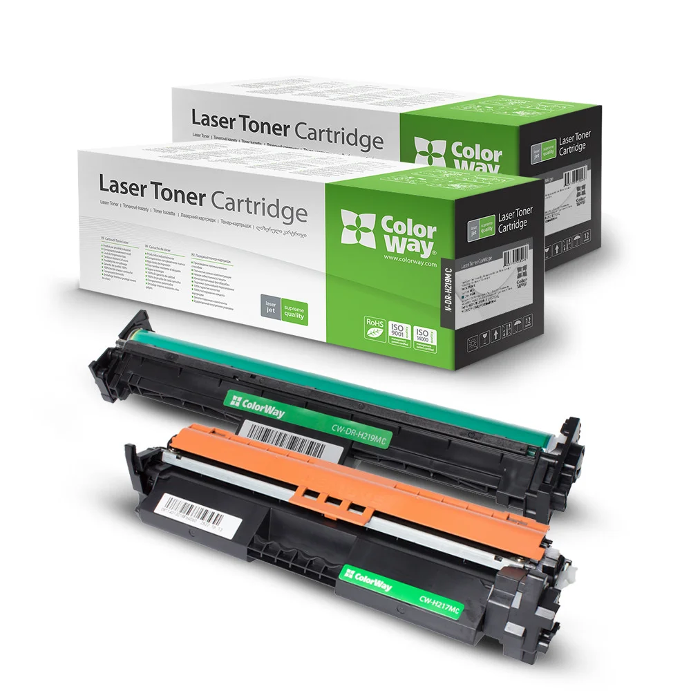 Комплект ColorWay драм-картридж + лазерный картридж для HP: CF219A/CF217A (CW-SET-H102MC)